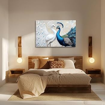 孔雀　絵画 楽天市場】孔雀 絵画（壁紙・装飾フィルム｜インテリア・寝具